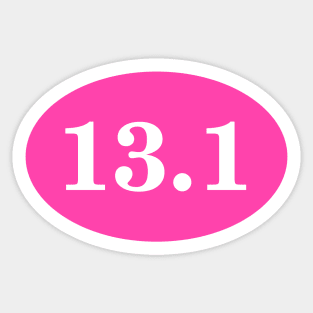 13.1 Sticker pink Sticker